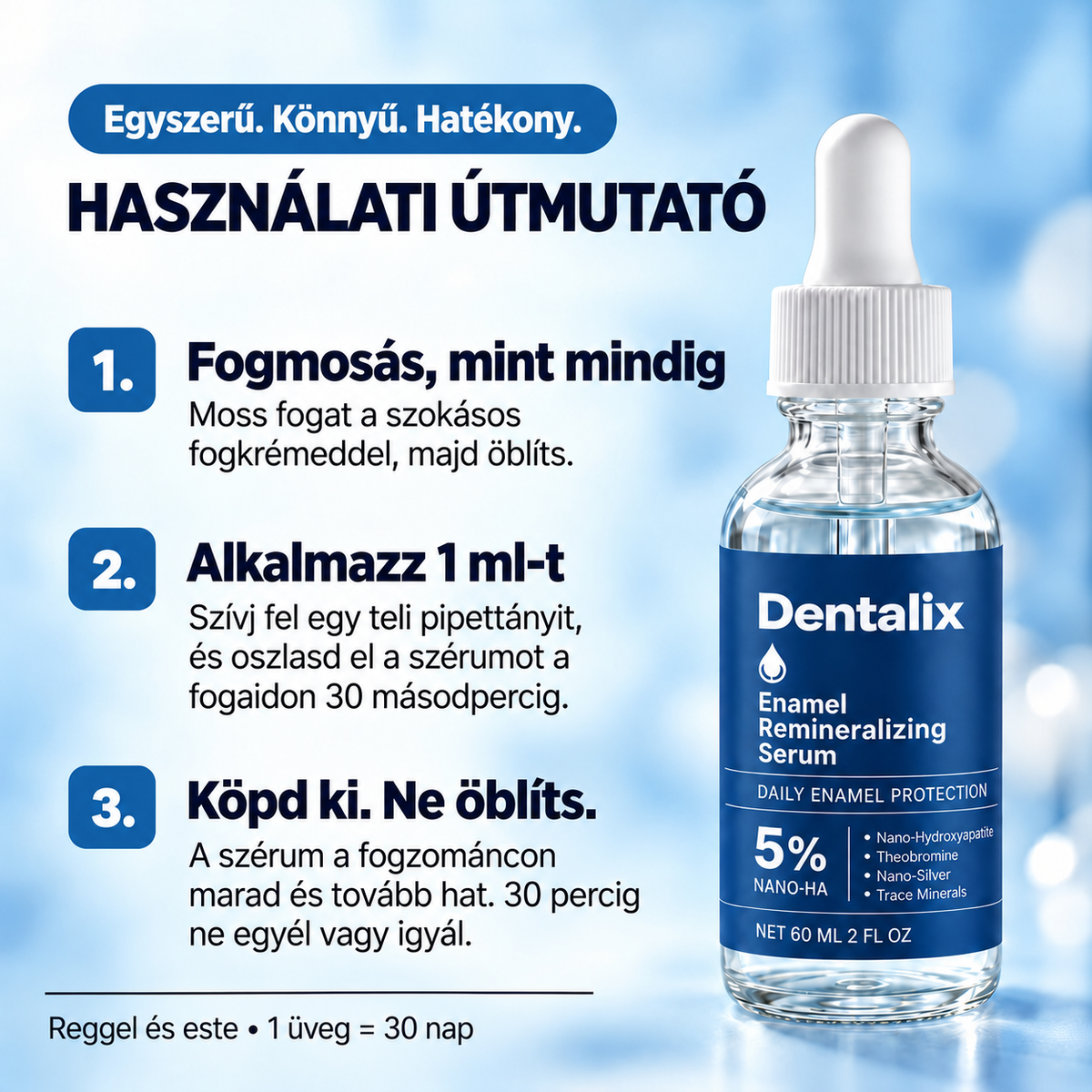 Dentalix™ Zománc-remineralizáló Szérum