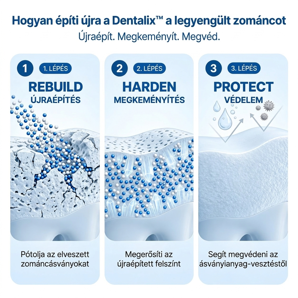 Hogyan építi újra a zománcot